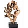 Statuetta astratta di coppia, romantica, in resina, moderna, per comodino, per