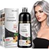 BLSFXROE Shampoo colorante per capelli biondo argento, 500 ml, 3 in 1, per capelli e barba (biondo argento)