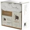 Kyr Mentios Set regalo contenente crema idratante viso al latte d'asina 24 ore, sapone al latte d'asina e asciugamano bianco per il viso