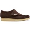 Clarks Scarpe stringate da uomo Wallabee in pelle grezza marrone