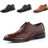 Hitmars Scarpe Oxford Uomo Derby Dress Shoes Scarpe Stringate Francesine Basse Brogue Scarpe Pelle Formale Lavoro Verniciata Sposa Nero Marrone EU 39-47