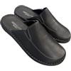 GRÜNLAND il benessere è naturale GRUNLAND Ciabatte Sabot Uomo Pantofole comode Reborn Vera Pelle con Sottopiede RE-Soft