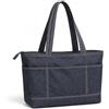 C K CrisKat Borsa tote in jeans da donna, in denim resistente con tasche, base rinforzata, grande shopper per tutti i giorni, lavoro e viaggi