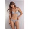 Intimissimi Brasiliana Con Pizzo Floreale Grigio Chiaro