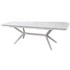 Cosma Tavolo estensibile in legno di Acacia bianco 150/200x90 cm mod. Bali