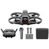 DJI - Avata 2 Fly More Combo 3 Batterie Drone FPV 4K con Goggles 3 e Accessori - SPEDIZIONE GRATUITA