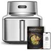 Cosori - ICONIC Friggitrice ad Aria Smart da 6,2 Litri, 1725W, 6 Funzioni in 1, Design in Acciaio Inossidabile, Motore DC, Wi-Fi Integrato,Camera di c - SPEDIZIONE GRATUITA