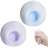 Xionghonglong 2 pezzi Stress Ball Squeeze Ball,Palline Antistress Morbide(Viola e blu) | Rebound Toy Squishy,Palline antistress per adulti,Squeeze Giocattoli,Spremere e Rilassare