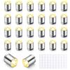 Auzlya 24 mini luci a LED bianco caldo, micro LED con 50 adesivi | Luce per casa delle bambole, piccole luci a LED, mini casa delle bambole, luce bianca calda, per case delle bambole
