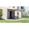 PERGOLUX Tenda da sole a cassonetto motorizzata 3.5x3m, Antracite/Beige