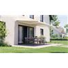 PERGOLUX Tenda da sole a cassonetto motorizzata 4x3.5m, Bianco/Beige