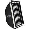 Walimex pro Essential Striplight Softbox 60 x 90 cm, modellatore di luce girevole di 360°, incl. griglia, adattatore Bowens e borsa per il trasporto, per fotografia di prodotti e persone