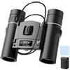 RaitWahl Binocolo 8 x 21 compatto per adulti, con prisma BAK-4 e lente FMC verde | Binocolo pieghevole ultra leggero, binocolo piccolo potente per bird watching, viaggi, concerti e natura
