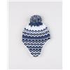 Prénatal Cappello peruviano bimbo bianco/blu