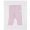 Prénatal Legging garzati fiori e testo my little friend rosa chiaro bimba