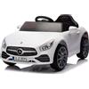 LAMAS TOYS Macchina Elettrica Bambini Mercedes-Benz 12V Bianca con Telecomando