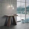 Itamoby Consolle allungabile moderna 300 cm DIAMANTE EVOLUTION Bianco Frassino 14 Posti