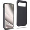 REY Cover in Gel TPU Nera per Google Pixel 10-10 PRO, Ultra Sottile 0,33 mm, Morbido Flessibile, Custodia Silicone