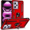 Max Power Digital Cover per Xiaomi Redmi Note 12 Pro 5G/Poco X5 Pro 5G con Girevole Anello 360 Gradi Custodia Magnetica Antiurto Rigida Resistente Case Bumper Ring (Xiaomi Redmi Note 12 Pro 5G/Poco X5 Pro 5G, Rosso)