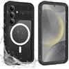 WindRen Custodia Impermeabile Samsung Galaxy S24,IP68 Certificato Waterproof Cover Antiurto Antineve Antipolvere AntiGraffio Subacquea Caso Full Protezione Impermeabile Custodia per Galaxy S24