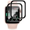 VideoSecu 2 pezzi Vetro Temperato per Apple Watch 10 46mm, Alta Sensibilità, 9H Durezza Anti Graffio Protezione schermo, Bordo 3D Alta definizione senza bolle Vetro Protezione per Apple Watch 10 46mm