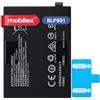 MOBILEX® Batteria BLP801 per OnePlus 8T 5G | Ricarica rapida 65W | 4500mAh - OEM | Ricambio interno con adesivo | Capacità originale