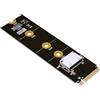 JMT ADT-F9G F4C OcuLink SFF-8612 a M.2 NVMe/PCIe X16 Scheda di estensione PCIe4.0 64Gbps scheda grafica esterna (ADT-F4C)