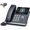 IP Phone Market Yealink SIP-T44W-PSU 1301213 - Telefono IP Wi-Fi con alimentatore, 12 perline VoIP, display a colori da 2,8 pollici, Gigabit Ethernet, doppia porta, PoE