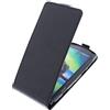 foto-kontor Custodia compatibile con CrossCall Action X5 modello tascabile stile flip cover nero