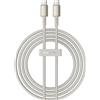 Baseus Tungsten Gold - Cavo dati a ricarica rapida, da tipo C a tipo C, 100 W, 2 m, colore: titanio Galaxy Gold