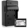 mtb more energy Batteria + Caricabatteria (Auto/Corrente) compatibile con Sony NP-FH70 / DCR-SX50, SX60... / DCR-HC... / DCR-DVD... - vedi lista!