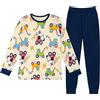 Cheerful Mario Pigiama Due Pezzi per Bambini e Ragazzi Manica Lunga Cotone Abbigliamento da Notte per Bimbo in Autunno Inverno
