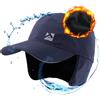 TOP-EX Oversize XL XXL Uomo Impermeabile Inverno Baseball Cap Pile Earflap Trapper Cappello per il Freddo Grande Testa