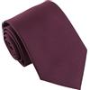 DQT Men's Plain Twill Wedding Formal 8cm Classic Tie