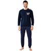 Intimitaly Irge® Pigiama Uomo Invernale Lungo 100% Caldo Cotone Interlock in Scatola Idea Regalo di Natale Pigiama Uomo Cotone Lungo
