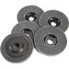 SI FANG Dischi abrasivi in fibra di nylon da 4, 4,5 e 5 pollici (100/115/125 mm) non tessuti per lucidatura e molatura metalli - Confezione da 2/5/10 pezzi