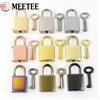 Meetee 2/5/10/20Pcs lucchetti chiave in metallo per bagagli chiusura a lucchetto quadrato borse borse lucchetto chiusura decorativa fibbia accessori
