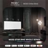MOES Star Ring Series ZigBee Smart Light Switch Dimmer e interruttore per tende APP Smart Life Funziona con Alexa Google Home