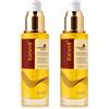 Karseell KARSELL Confezione da 2 - Siero per capelli all'olio di Argan marocchino Olio per capelli Idratazione Riparazione profonda Olio di collagene Capelli secchi e danneggiati - 2 x 50 ml.