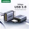UGREEN Adattatore OTG USB 3.0 Tipo C a USB Adattatore Convertitore Femmina Thunderbolt 3 Per MacBook Pro Air Samsung Xiaomi S20 S10 OTG