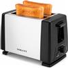 Sokany Tostapane SOKANY a 2 fessure da 700 W, tostapane per 2 fette di pane con 7 livelli di tostatura, scongelamento e riscaldamento, vassoio per briciole rimovibile, spegnimento automatico, acciaio