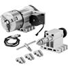 SucceBuy Testa divisoria K11-100mm Mandrino a 3 griffe 2.6"/65mm Altezza centrale MT2 Contropunta Rapporto di trasmissione 6:1 Universale per incisione di fresatura