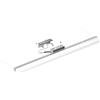 LED ATOMANT applique bagno 16W/10W, 60/40 cm, cromo, 6500K, bianco freddo, 1600/1000 lm, luce specchio moderna, elegante, minimalista, facile installazione, ideale per bagni, trucco