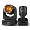 HYULIGHTS Mini Faro LED da 100W con Effetto Beam e Halo, Testa Mobile RGBWAPY 7in1 Osram LED, Luci Stroboscopiche per DJ, Palcoscenico, Discoteca e Feste