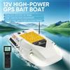 LOKEEVAN D50B GPS Bait Boat 15600 MAH * 2 12V Potente rete da tiro Troll Gancio GPS + Beidou Satellite Sistema di posizionamento doppio Pesce Carpa Barca