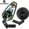 ROCKBROS 360 ° Specchietto Retrovisore Regolabile per Bicicletta, HD, Pieghevole, per Manubri da 16-22mm, per Mountain Bike e Bici da Strada