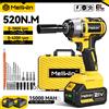 MELLWIN 520N.M Set di chiavi elettriche senza spazzole 3-IN-1 Cacciavite senza fili Chiave per trapano Utensili elettrici per Makita 18V Batteria Pin