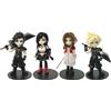 Hot Toys Hot 11-12 cm Cloud Strife Tifa Lockhart Aerith Gainsborough Zack · Figura di capelli Modello PVC Giocattolo Collezione desktop Regalo di Natale