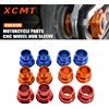 XCMT Boccole Mozzo Ruota Anteriore e Posteriore CNC per Moto KTM 125-500 XC XCF XCW XCFW SX SXF EXC EXCF TPi 6D 2017-2024