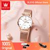 OLEVS 2996 Elegance Orologio da Donna con Movimento al Quarzo Originale, Impermeabile, Luminoso, con Cinturino a Rete e Quadrante Grande